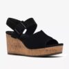 Sabina Dream zwarte suède Wedges voor dames Sabina Dream zwarte suède Wedges voor dames