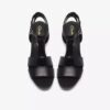 Sabina Hope zwarte leren Wedges voor dames