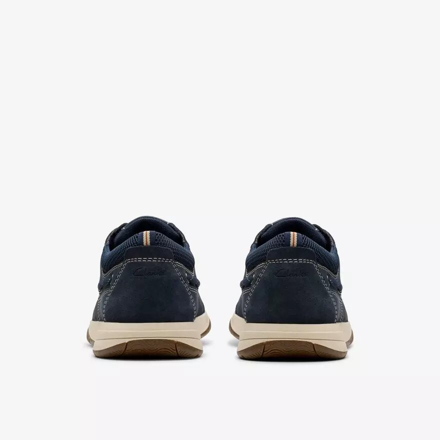 Sailview heren bootchoenen met veters van marineblauw nubuck Sailview heren bootchoenen met veters van marineblauw nubuck
