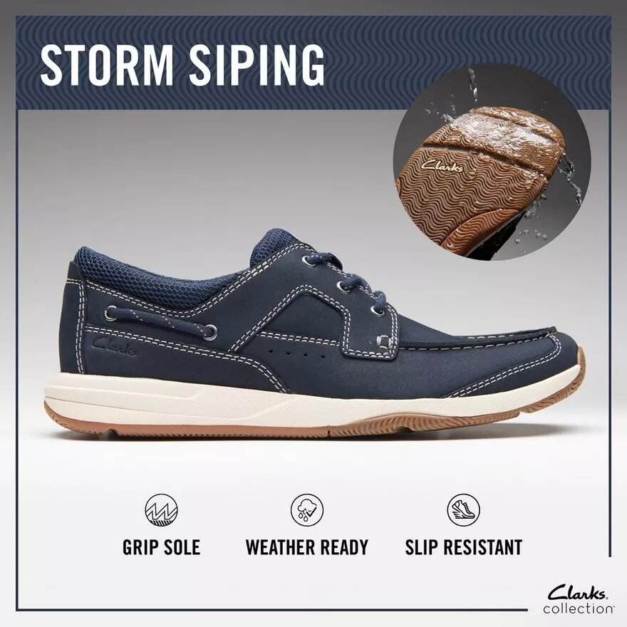 Sailview heren bootchoenen met veters van marineblauw nubuck Sailview heren bootchoenen met veters van marineblauw nubuck
