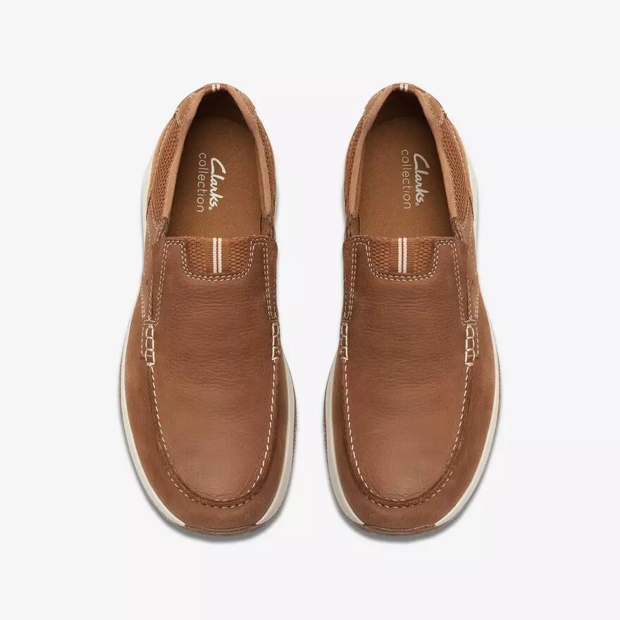 Sailview Step heren bootchoenen van lichtbruin nubuck (Slip-ons) Sailview Step heren bootchoenen van lichtbruin nubuck (Slip-ons)