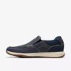 Sailview Step herenschoenen in marineblauw nubuck, Slip-ons Sailview Step herenschoenen in marineblauw nubuck, Slip-ons