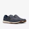 Sailview Step herenschoenen in marineblauw nubuck, Slip-ons Sailview Step herenschoenen in marineblauw nubuck, Slip-ons