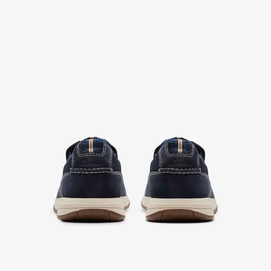 Sailview Step herenschoenen in marineblauw nubuck, Slip-ons Sailview Step herenschoenen in marineblauw nubuck, Slip-ons
