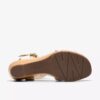 Seannah Madi crèmekleurige leren Wedges voor dames Seannah Madi crèmekleurige leren Wedges voor dames