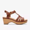 Seannah Madi tan Wedges voor dames Seannah Madi tan Wedges voor dames