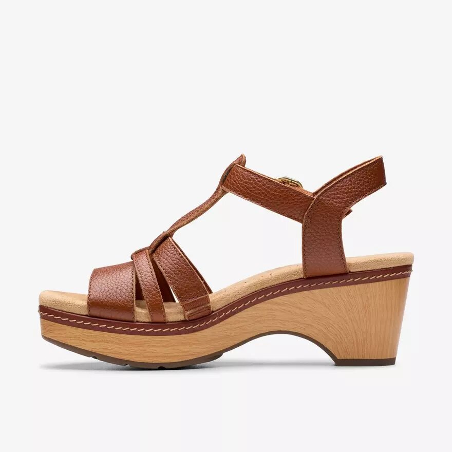Seannah Madi tan Wedges voor dames Seannah Madi tan Wedges voor dames