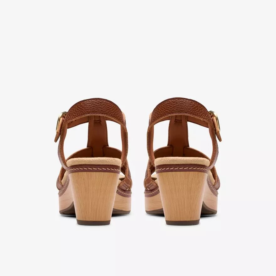 Seannah Madi tan Wedges voor dames Seannah Madi tan Wedges voor dames