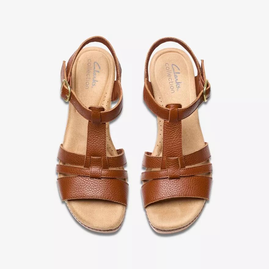 Seannah Madi tan Wedges voor dames Seannah Madi tan Wedges voor dames
