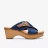 Seannah Nora donkerdenim Wedges voor dames Seannah Nora donkerdenim Wedges voor dames