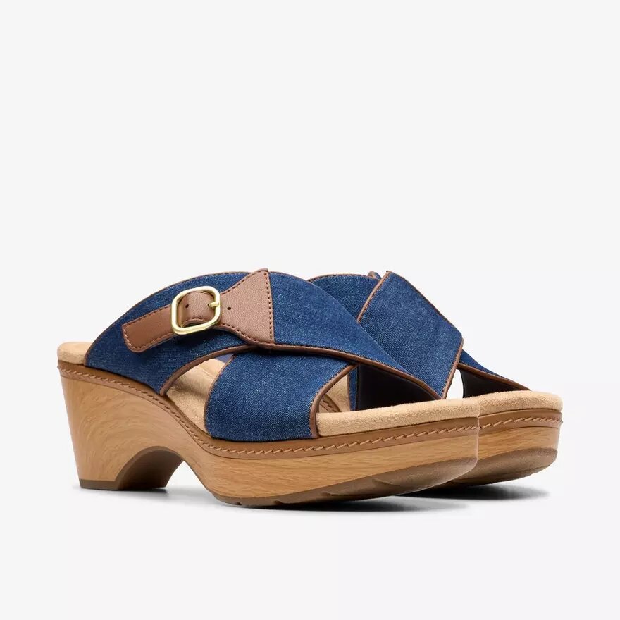 Seannah Nora donkerdenim Wedges voor dames Seannah Nora donkerdenim Wedges voor dames