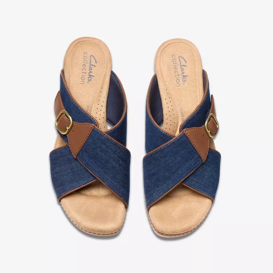Seannah Nora donkerdenim Wedges voor dames Seannah Nora donkerdenim Wedges voor dames
