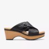 Seannah Nora zwarte Wedges voor dames