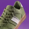 Seco Speed groene suède herensneakers Seco Speed groene suède herensneakers