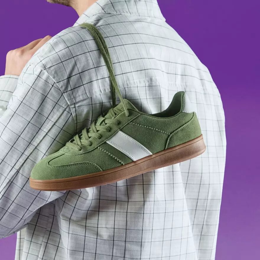 Seco Speed groene suède herensneakers Seco Speed groene suède herensneakers