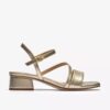 Serina35-sandalen met bandjes voor dames, zacht goudkleurig Serina35-sandalen met bandjes voor dames, zacht goudkleurig