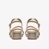 Serina35-sandalen met bandjes voor dames, zacht goudkleurig Serina35-sandalen met bandjes voor dames, zacht goudkleurig