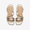 Serina35-sandalen met bandjes voor dames, zacht goudkleurig Serina35-sandalen met bandjes voor dames, zacht goudkleurig