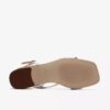 Serina35 Strap: witte leren Sandalen met bandjes voor dames