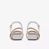 Serina35 Strap: witte leren Sandalen met bandjes voor dames