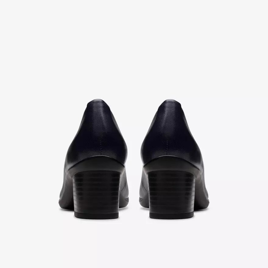 Shaya Poppy marineblauwe leren pumps voor dames Shaya Poppy marineblauwe leren pumps voor dames