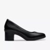 Shaya Poppy zwarte leren pumps voor dames Shaya Poppy zwarte leren pumps voor dames