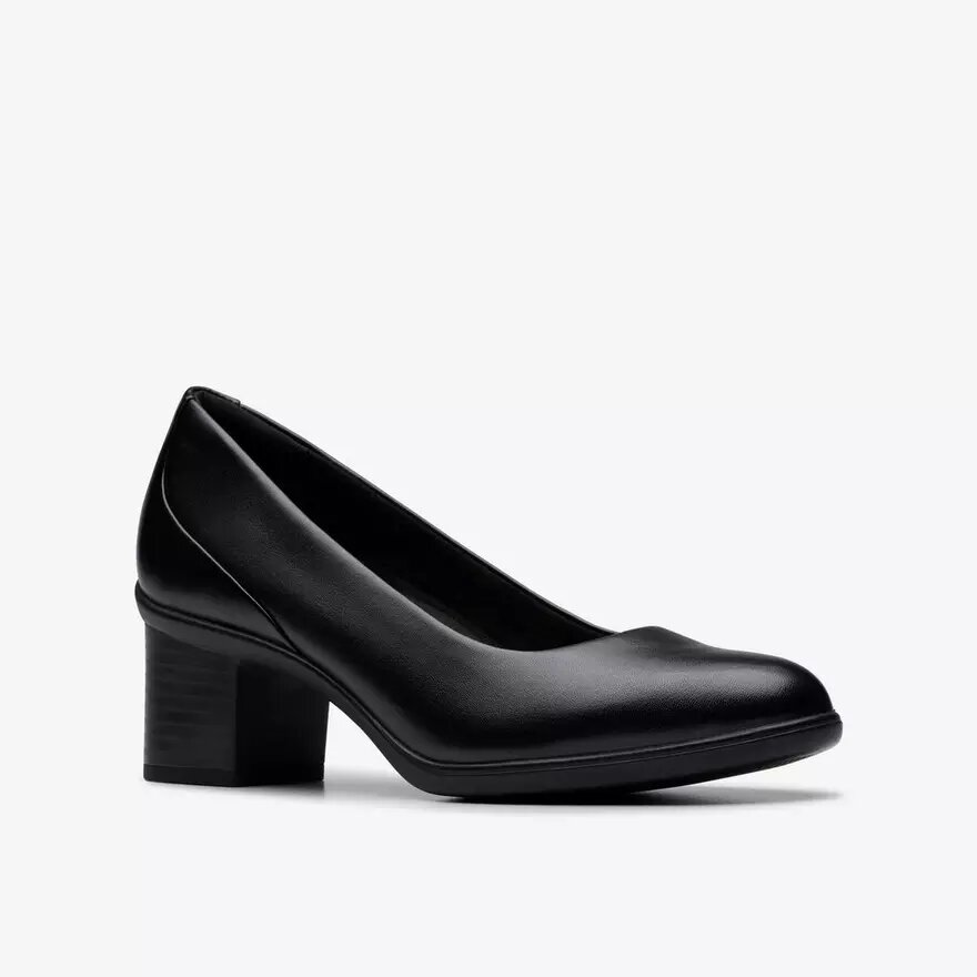 Shaya Poppy zwarte leren pumps voor dames Shaya Poppy zwarte leren pumps voor dames
