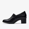 Shaya Tess zwarte leren troer-schoenen voor dames