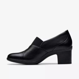 Shaya Tess zwarte leren troer-schoenen voor dames