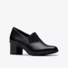 Shaya Tess zwarte leren troer-schoenen voor dames