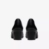 Shaya Tess zwarte leren troer-schoenen voor dames