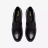 Shaya Tess zwarte leren troer-schoenen voor dames