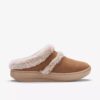 Sklyar Rhode cognackleurige slippers voor dames Sklyar Rhode cognackleurige slippers voor dames