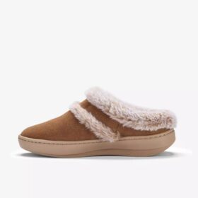 Sklyar Rhode cognackleurige slippers voor dames