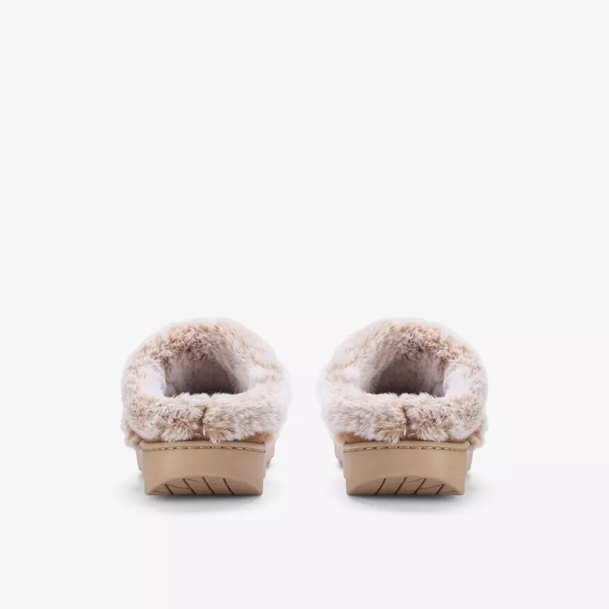 Sklyar Rhode cognackleurige slippers voor dames Sklyar Rhode cognackleurige slippers voor dames