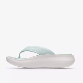 Solevana Post teenslippers voor dames in zeeschuimgroen