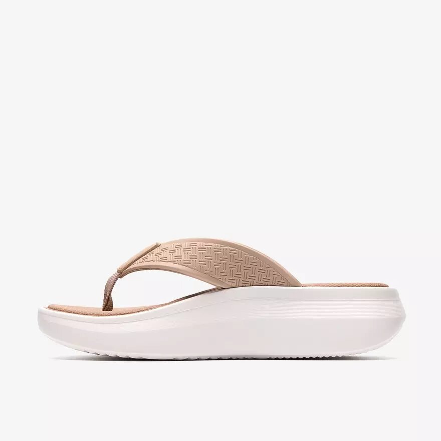 Solevana Post zandkleurige Flip-flops voor dames Solevana Post zandkleurige Flip-flops voor dames