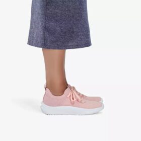 Solevana-Sneakers met veters voor dames in Dusty Pink