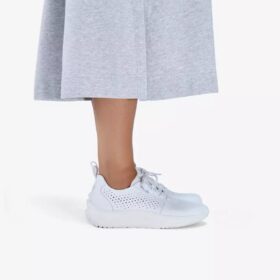 Solevana-Sneakers voor dames, wit leer