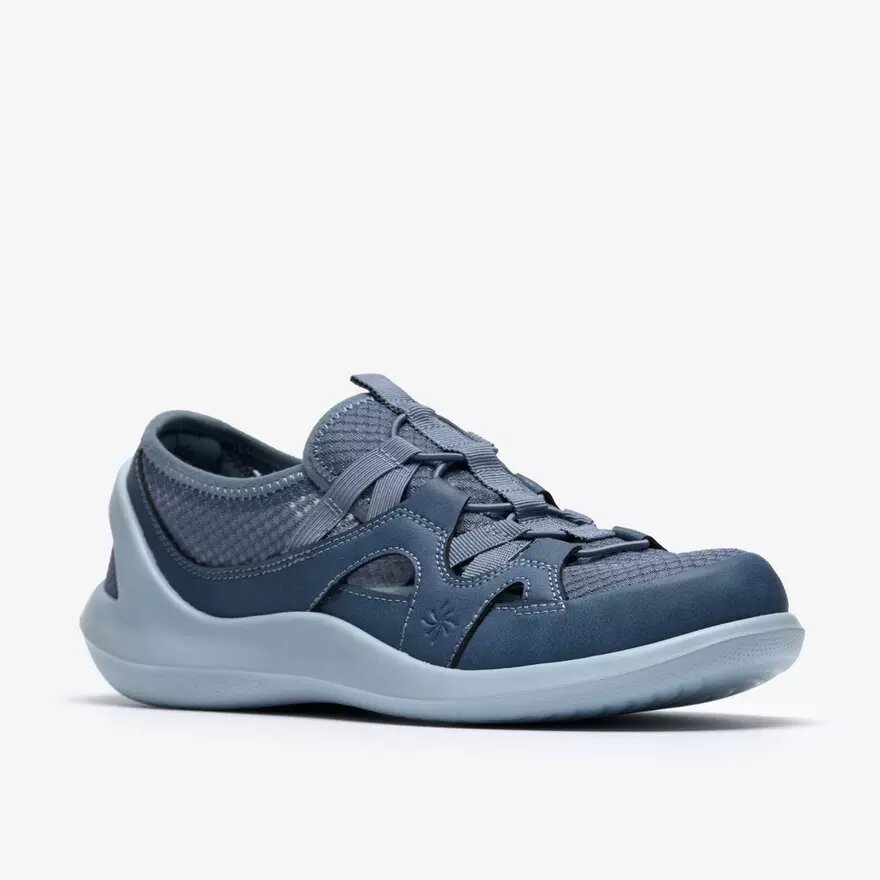 Solevana Step blauwgrijze Slip-ons voor dames Solevana Step blauwgrijze Slip-ons voor dames