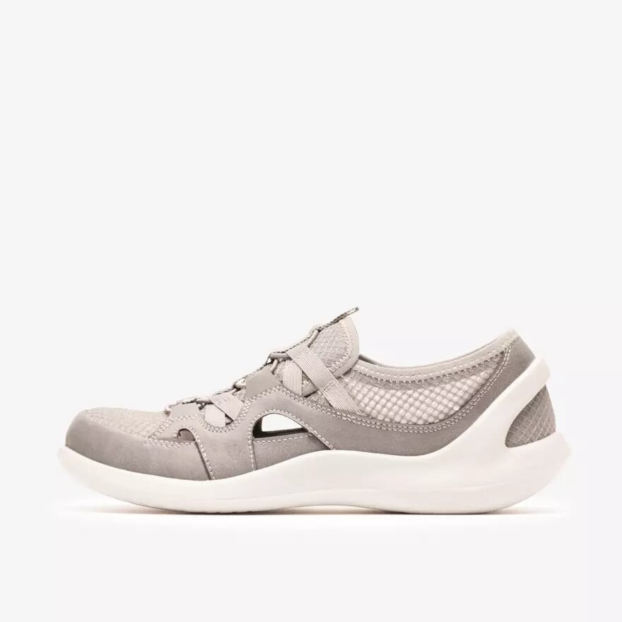 Solevana Step lichtgrijze Slip-ons voor dames Solevana Step lichtgrijze Slip-ons voor dames