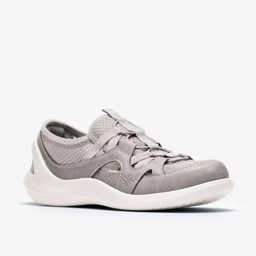Solevana Step lichtgrijze Slip-ons voor dames Solevana Step lichtgrijze Slip-ons voor dames