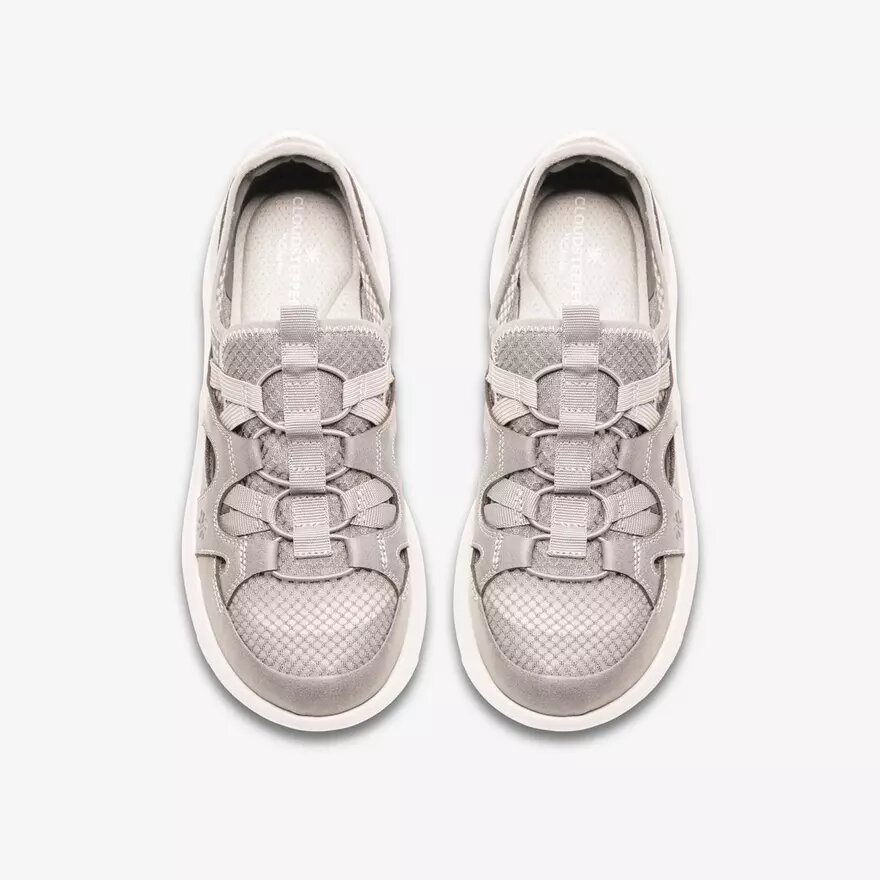 Solevana Step lichtgrijze Slip-ons voor dames Solevana Step lichtgrijze Slip-ons voor dames
