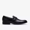 Steadwell Bit herenloafers van zwart leer Steadwell Bit herenloafers van zwart leer