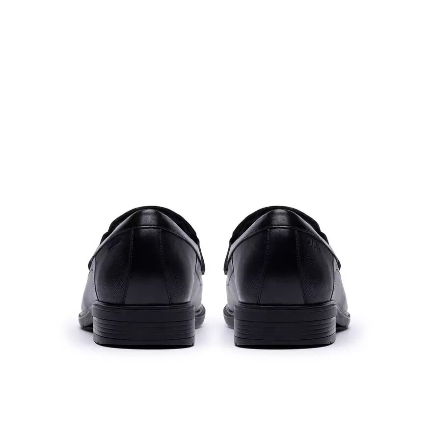 Steadwell Bit herenloafers van zwart leer Steadwell Bit herenloafers van zwart leer