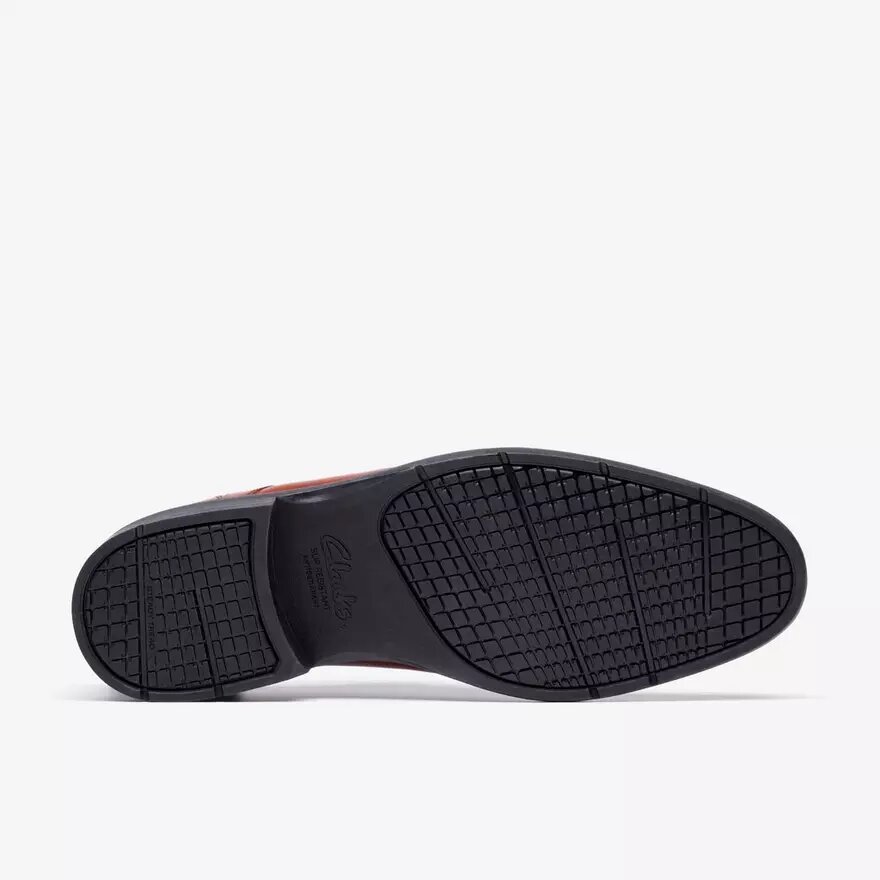 Steadwell Cap heren-Oxfords van donkerbruin leer Steadwell Cap heren-Oxfords van donkerbruin leer