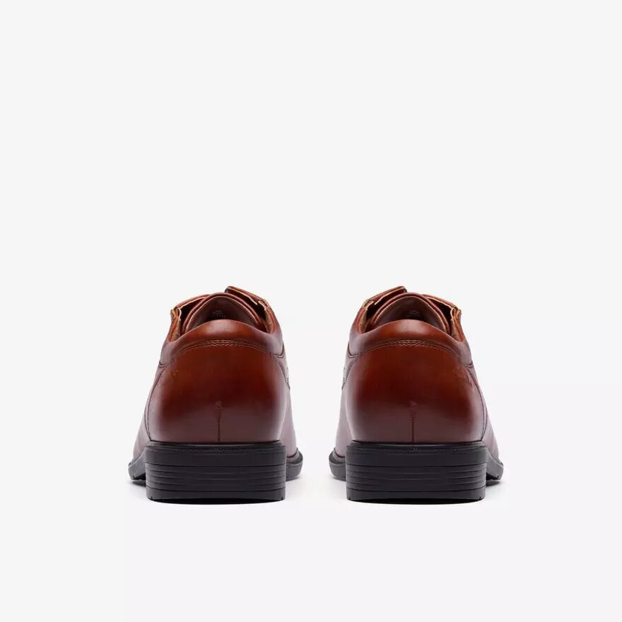 Steadwell Cap heren-Oxfords van donkerbruin leer Steadwell Cap heren-Oxfords van donkerbruin leer