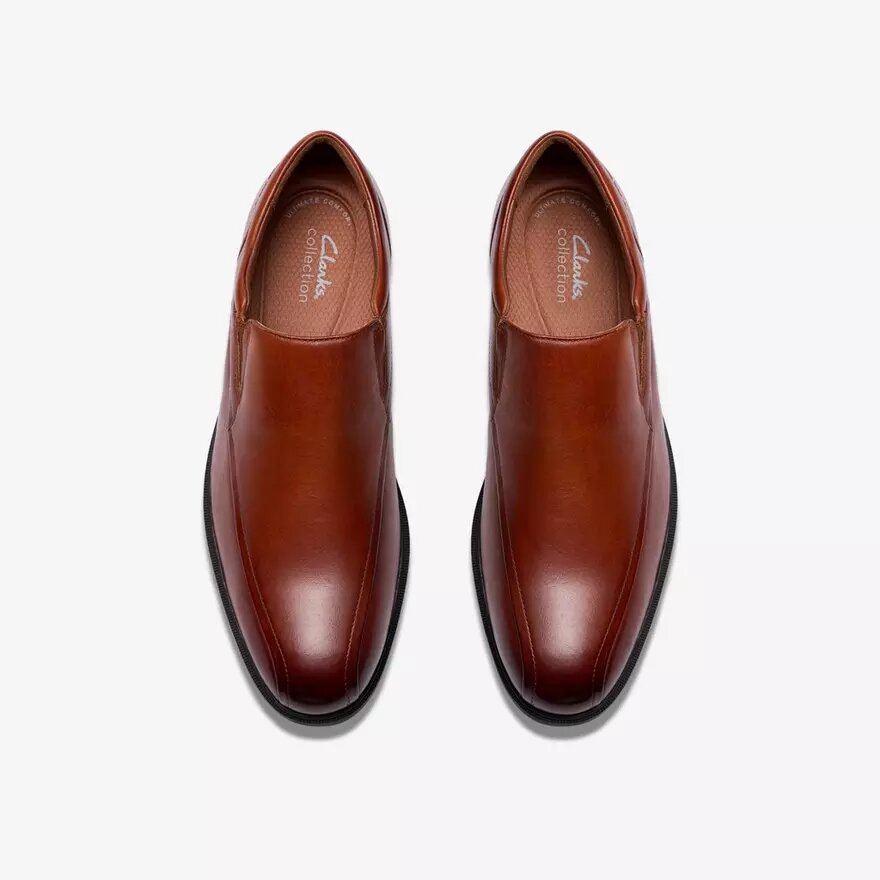 Steadwell Step herenloafers van donkerbruin leer Steadwell Step herenloafers van donkerbruin leer