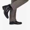 Steadwell Zip herenlaarzen van zwart leer Steadwell Zip herenlaarzen van zwart leer