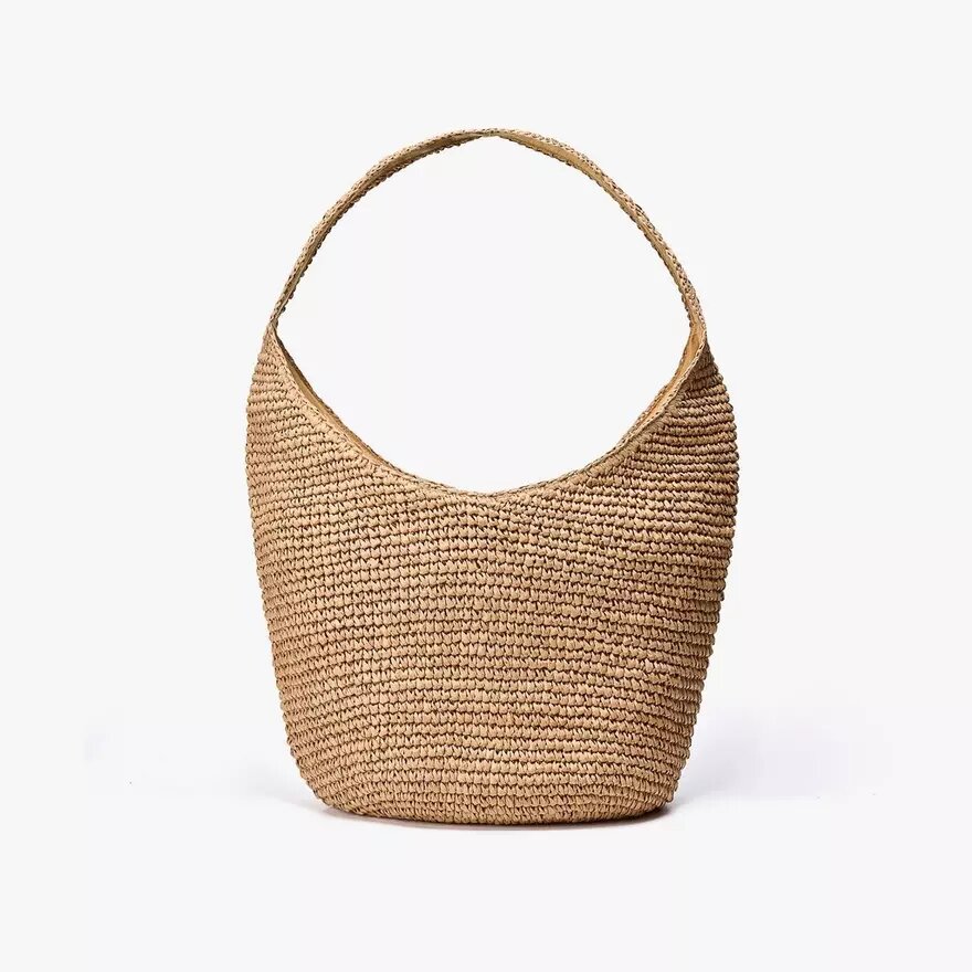 Talia stro-tas voor dames, naturel Talia stro-tas voor dames, naturel